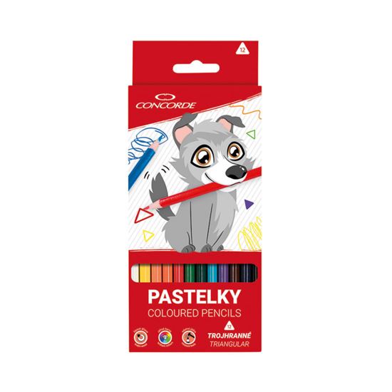 Obrázek z Pastelky CONCORDE Volfík / 12 barev