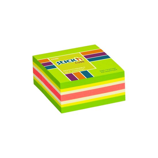 Obrázek z Samolepicí bločky Stick´n by Hopax - 51 x 51 mm / 250 lístků / mix zelená