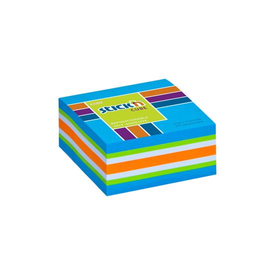 Obrázek z Samolepicí bločky Stick´n by Hopax - 51 x 51 mm / 250 lístků / mix modrá