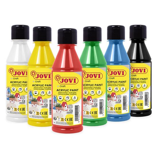 Obrázek z Akrylové barvy JOVI DECOR - 6 x 250 ml