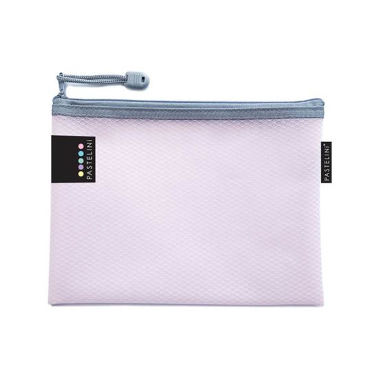 Obrázek z Spisové desky na zip síťované PASTELINi - A5 / růžová