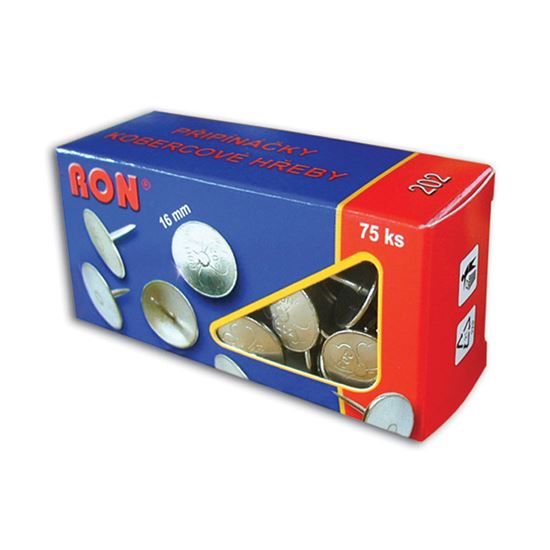 Obrázek z Kobercové hřeby RON - 202 / 75 ks, velikost 16 / 15