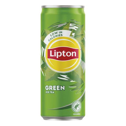 Obrázek Lipton ledový čaj - zelený čaj / 0,33 l plech