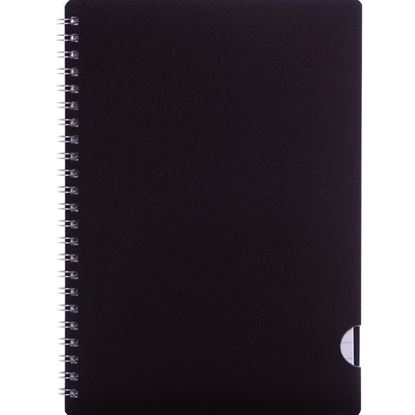 Obrázek Blok BOBO Plastic s boční spirálou - A5 / linka