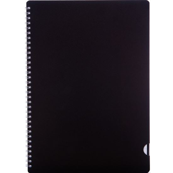 Obrázek z Blok BOBO Plastic s boční spirálou - A4 / linka