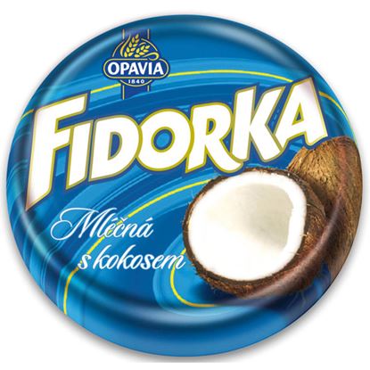 Obrázek Opavia Fidorka Mléčná s kokosem, 30g