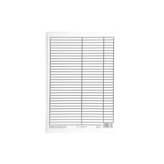 Obrázek z Podložka do sešitů A4 papírová - linka / linka