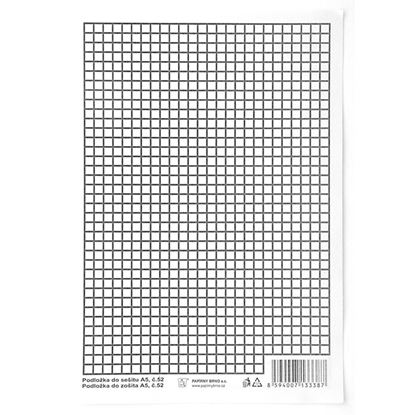 Obrázek Podložka do sešitů A4 papírová - linka / čtvereček