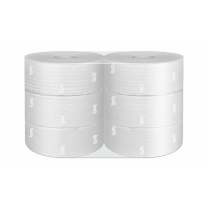 Obrázek Papír toaletní Jumbo bílý - průměr 230 mm