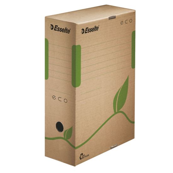 Obrázek z Archivní boxy ECO - hřbet 10 cm / hnědá / 623917