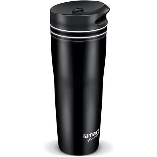Obrázek z Termohrnek LAMART - černo-bílá / 360 ml