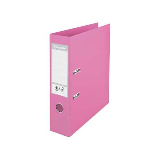 Obrázek z Esselte pákový pořadač A4 celoplastový pastelový Solea 7,5 cm purpurová