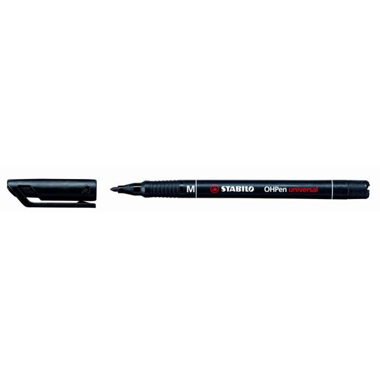 Obrázek z Popisovač STABILO® OHPen universal - černá / M