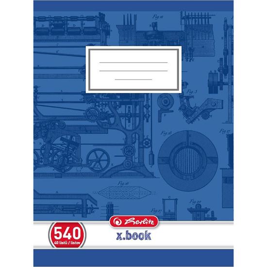 Obrázek z Sešit školní Herlitz Premium 540 - A5 / čistý / 40 listů