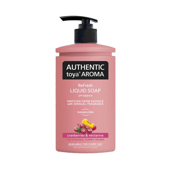 Obrázek z Tekuté mýdlo AUTHENTIC Brusinky a nektarinky / 400 ml