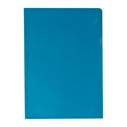 Obrázek Zakládací obal A4 barevný - tvar L / modrá / 100 ks