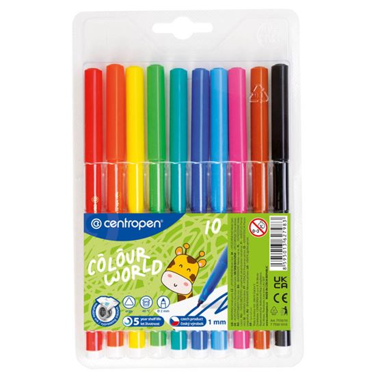 Obrázek z Popisovače Centropen 7550/10 - sada 10 ks