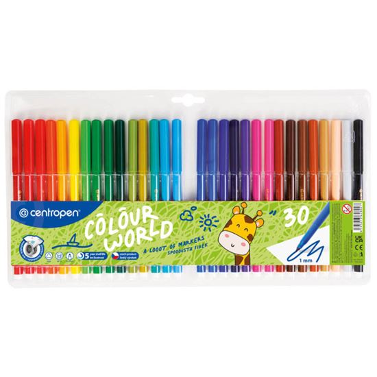Obrázek z Popisovače Centropen 7550/30 - sada 30 ks