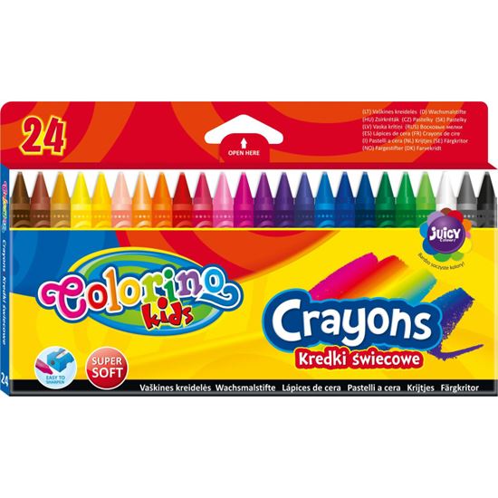 Obrázek z Voskové pastelky Colorino / sada 24 ks