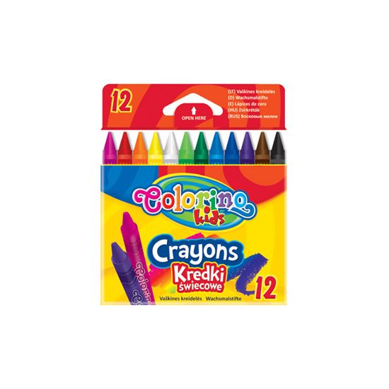 Obrázek z Voskové pastelky Colorino / sada 12 ks