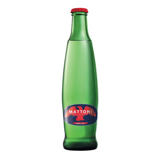 Obrázek z Mattoni minerální voda Grand bez příchutě - perlivá / 0,33 l / ve skle