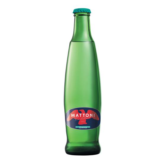Obrázek z Mattoni minerální voda Grand bez příchutě - jemně perlivá / 0,33 l / ve skle