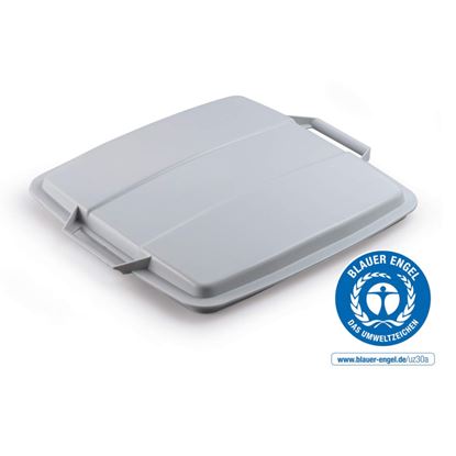 Obrázek Víko na odpadkový koš Durabin ECO - 90 l / šedá