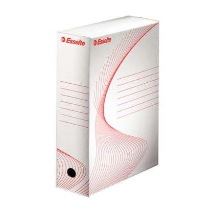 Obrázek Box archivní A4 - hřbet 8 cm / bílá / 128080