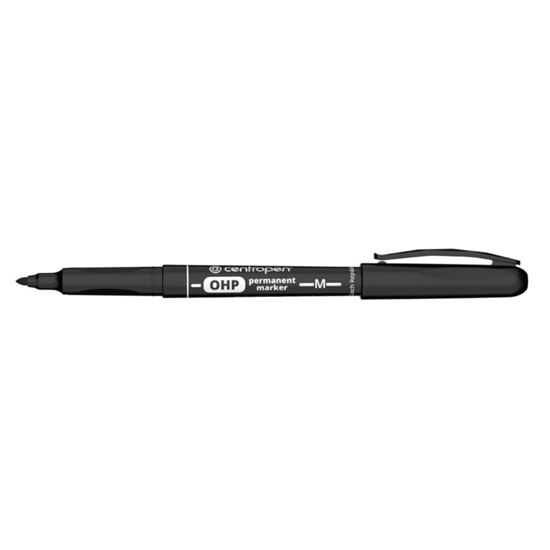 Obrázek z Popisovač Centropen Permanent OHP 2637 - černá