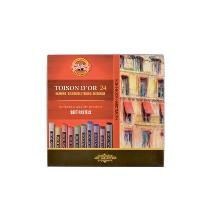 Obrázek Křídy prašné Toison D´or - 24 barev