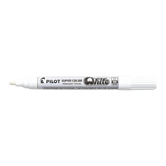 Obrázek z Popisovač Pilot Super Color - bílá / M / 2 mm