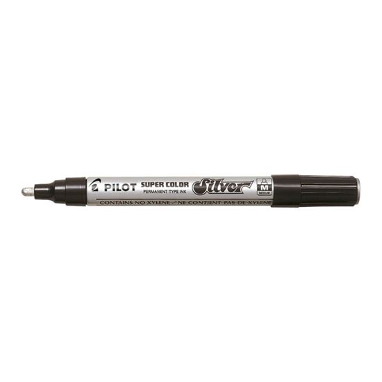 Obrázek z Popisovač Pilot Super Color - stříbrná / M / 2 mm