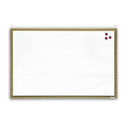 Obrázek Tabule bílá magnetická v dřevěném rámu - 40 x 60 cm
