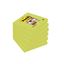 Obrázek Samolepicí bločky Post-it silně lepící - 76 mm x 76 mm / 90 lístků / neon zelená