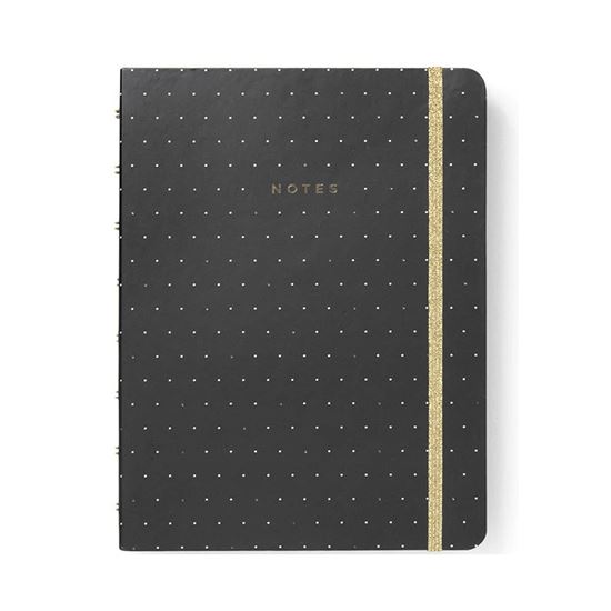 Obrázek z Blok Filofax Notebook Moonlight černá - A5/56l