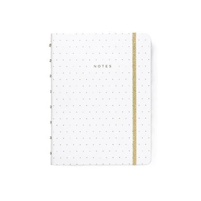 Obrázek Blok Filofax Notebook Moonlight bílá - A5/56l