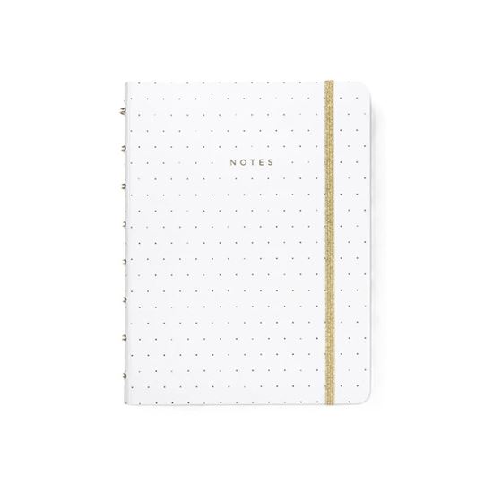 Obrázek z Blok Filofax Notebook Moonlight bílá - A5/56l