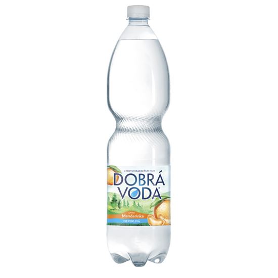 Obrázek z Dobrá voda s příchutí - mandarinka / neperlivá / 1,5 l