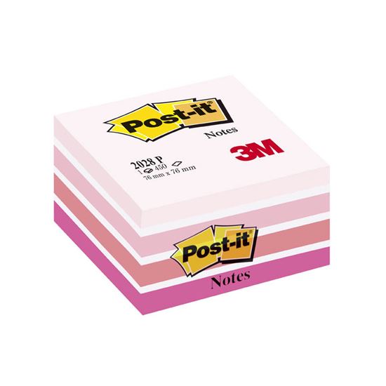 Obrázek z Samolepicí bločky Post-it kostky - růžové odstíny / 450 lístků