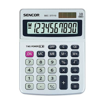 Obrázek Kalkulačka Sencor SEC 377 displej 10 míst