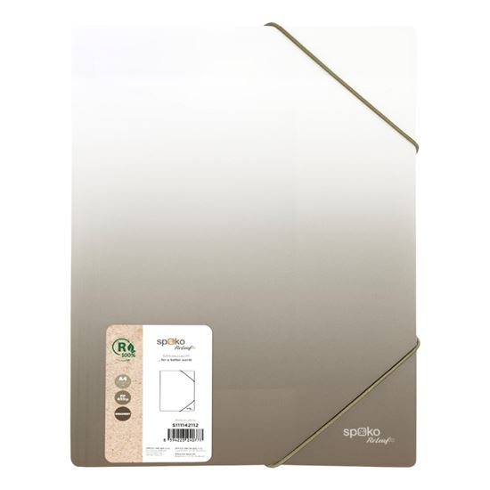 Obrázek z Spisové desky A4 s gumou Gradient - šedá