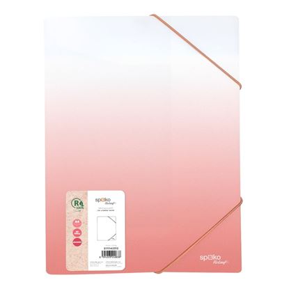 Obrázek Spisové desky A4 s gumou Gradient - růžová