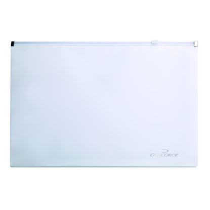 Obrázek Spisové desky na zip CONCORDE - A4 / bílá