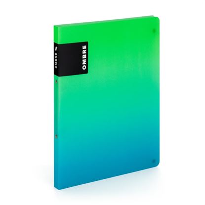 Obrázek Desky A4 kroužkové OMBRE - 2 kroužek / zelená
