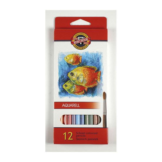Obrázek z Pastelky Koh-i-noor Aquarel školní / 12ks