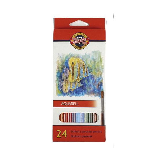 Obrázek z Pastelky Koh-i-noor Aquarel školní / 24ks