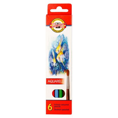 Obrázek Pastelky Koh-i-noor Aquarel školní / 6ks