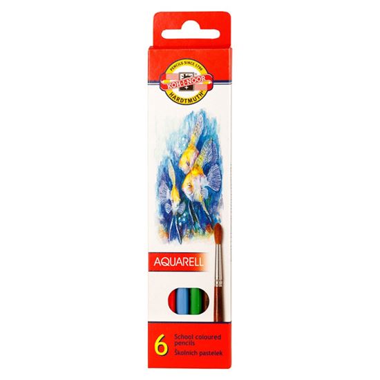 Obrázek z Pastelky Koh-i-noor Aquarel školní / 6ks
