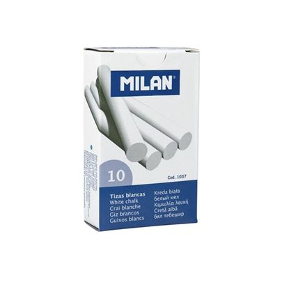 Obrázek Křídy školní Milan - bílé / 10 ks