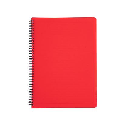 Obrázek Blok kroužkový CLASSIC - A5 / linka / červená